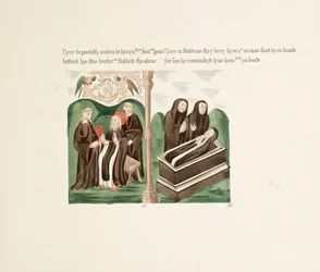 Ms. New Coll 380, f46r. Die Altertümer der Kathedrale St. Mary, Carlisle, gezeichnet von Robert Carlile, 1795